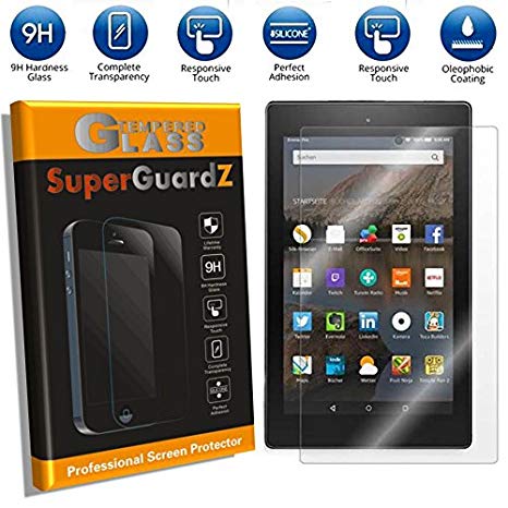 For Amazon Kindle Fire HD 6 (4th Gen, 2014) - SuperGuardZ® Tempered Glass Screen Protector [1-PACK], Anti-Scratch, Bubble-Free, Shatterproof [lLifetime Warranty]