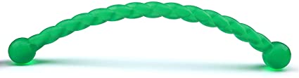 PROCHE Dog Chew Toys for Aggressive Chewers Large Breed, Rubber Chew Rope Knot for Puppies/Dog Teething Toys Indestructible Washable, Green