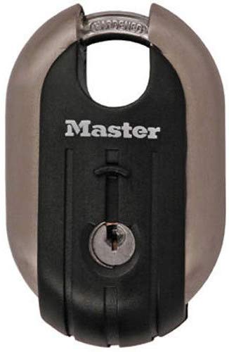 Master Lock 185D Titanium Shrouded Padlock, 1-5/16-Inch