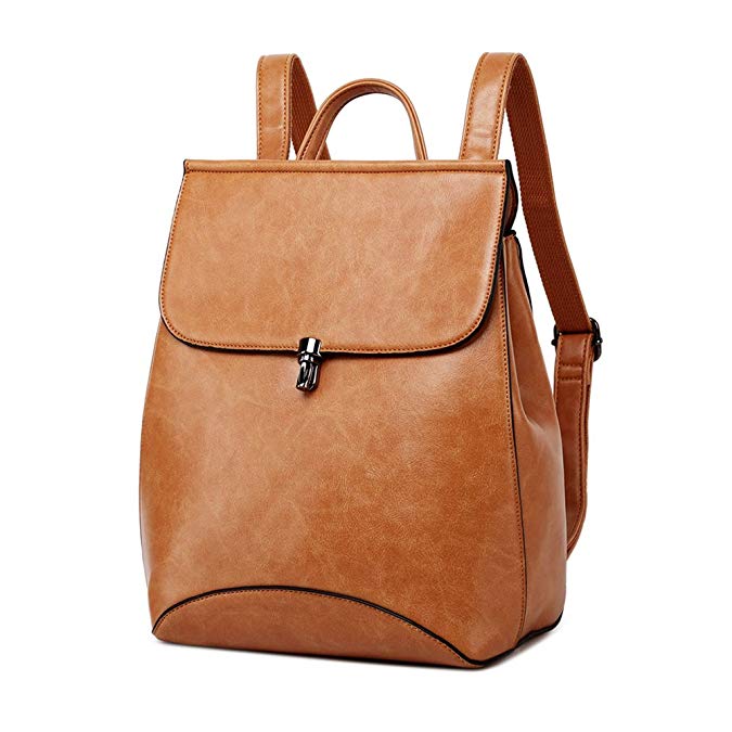 WINK KANGAROO Fashion Shoulder Bag Rucksack PU Leather Women Girls Ladies Backpack Travel bag