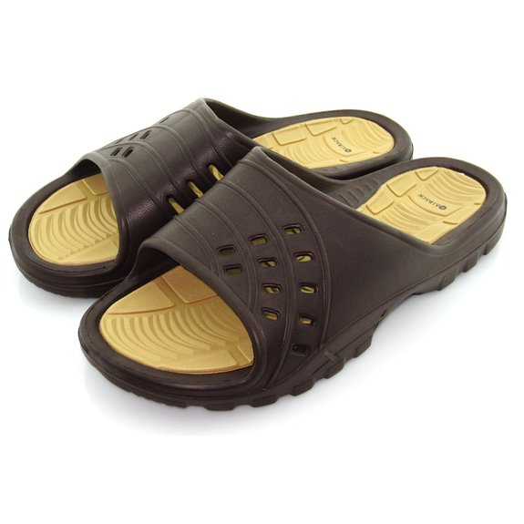 Kaiback Mens Simple Slide Shower Sandal