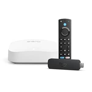 Amazon eero Pro 6E mesh Wi-Fi router (1-pack) with Amazon Fire TV Stick 4K Max