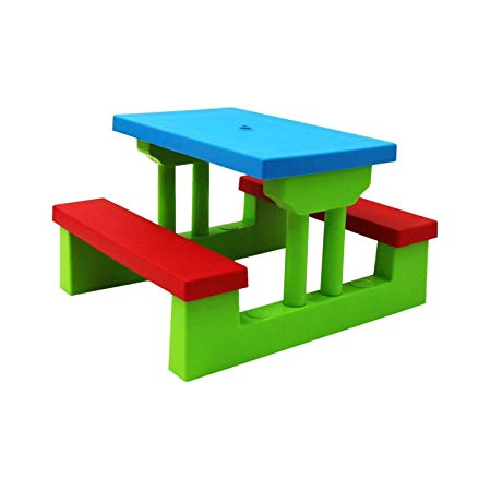 Oypla Kids Childrens Picnic Bench Table Set Outdoor Garden Furniture