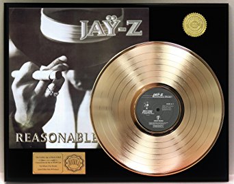 Jay Z Gold Clad LP Record LTD Edition Display