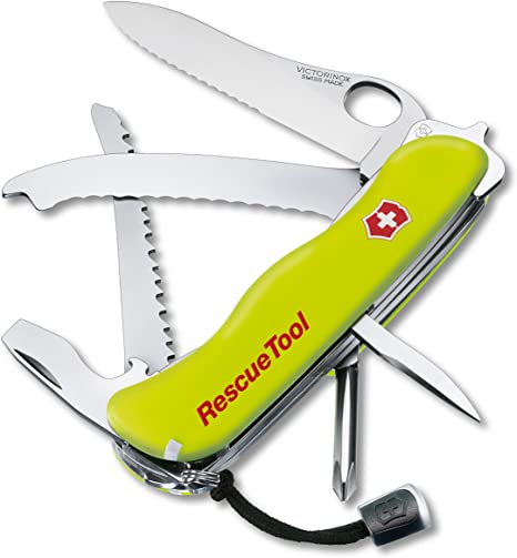 Victorinox Swiss Army Rescue Tool Pocket Knife with Pouch