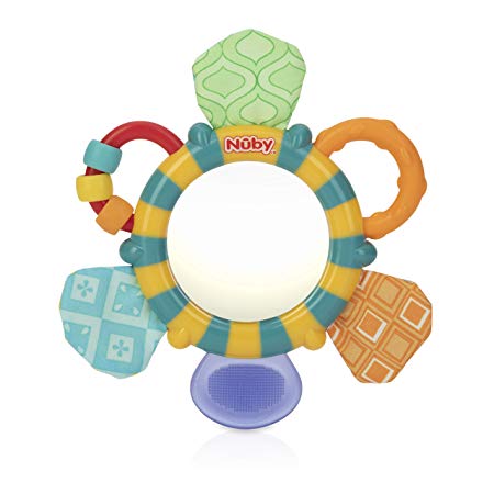 Nuby Look at Me Mirror Toy (Blue/Yellow)