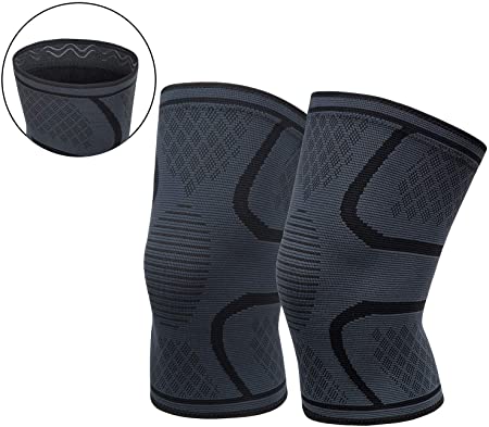 OFTEN Compression Sleeve Knee Brace Knee Support Wrap Pads Breathable Knee Bandage for Men Women Daily Wear,Outdoor Activities (1 Pair)