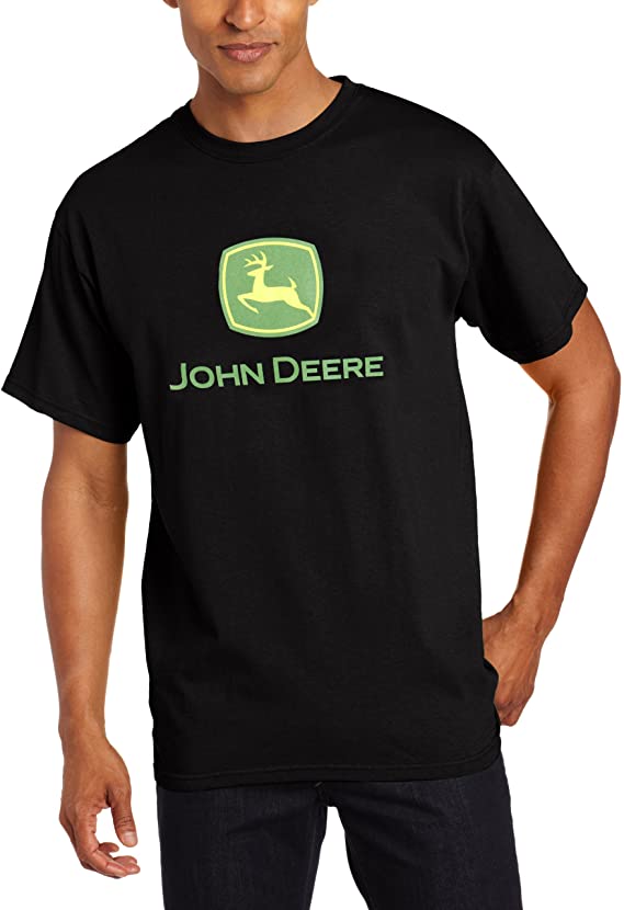 John Deere NCAA Mens Trademark Logo Core Short Sleeve Tee