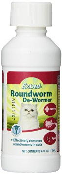 Excel Roundworm Liquid Cat De-Wormer, 4-Ounce