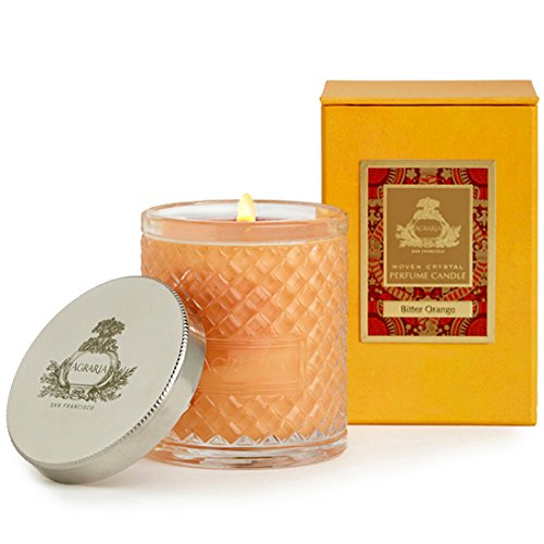 Agraria San Francisco Woven Crystal Candle, Bitter Orange