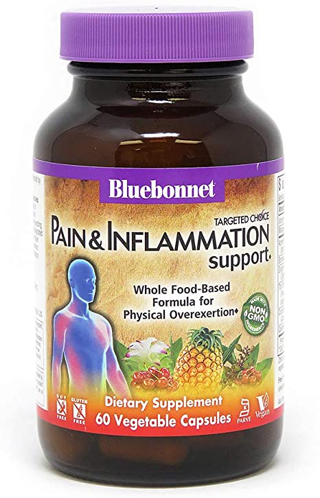 Bluebonnet Nutrition Targeted Choice Pain & Inflammation Support Herbal Blend, 60 Count