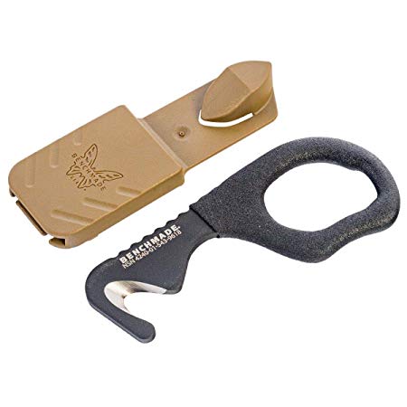North American Rescue 7 Personal Safety SEAT Belt Strap Cutter Coyote KYDEX MOLLE Sheath Hook Knife