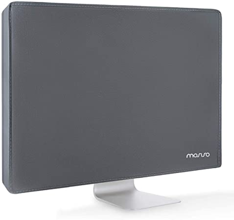 MOSISO Monitor Dust Cover 22, 23, 24, 25 inch Anti-Static Polyester LCD/LED/HD Panel Case Screen Display Protective Sleeve Compatible with 22-25 inch iMac, PC, Desktop Computer and TV, Space Gray