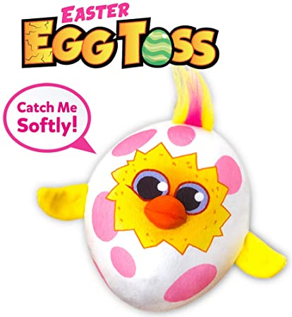 Move2Play Easter Egg Toss Toy, The Easter Gift for Girls, Toddlers, and Kids That Will Crack You Up