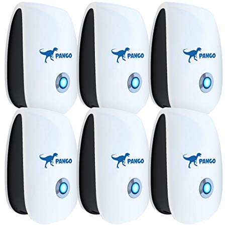 Ultrasonic Pest Repeller | Best Pest Control Ultrasonic Repellent - Set of 6 Electronic Pest Control - Plug in Home Indoor Repeller - Pest Reject - Get Rid of Mosquitos, Insects, Cockroaches, Spiders