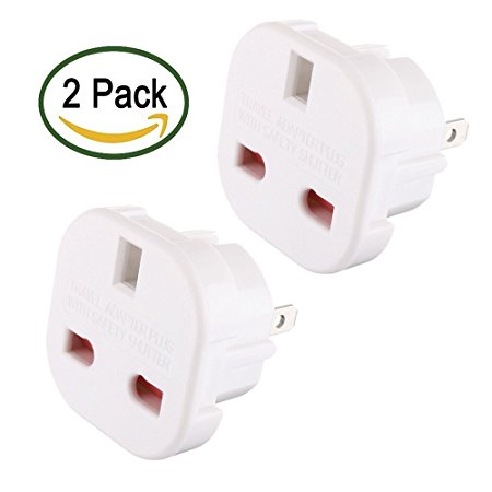 2 X UK to US Travel Adaptor suitable for USA, Canada, Mexico, Thailand - Refer to Description for country list