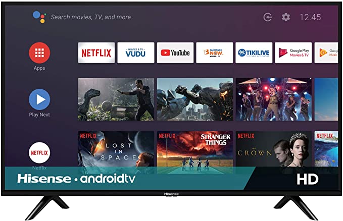 Hisense 32-Inch 32H5500F Class H55 Series Android Smart TV with Voice Remote (2020 Model)