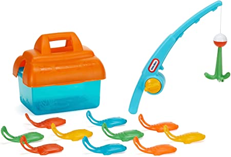 Little Tikes Cast & Count Multicolored Fishing Set Game Toy for Preschool Kids