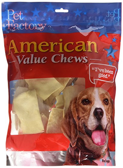 PET FACTORY 28318 Rawhide Dog Chip, 18-Ounce
