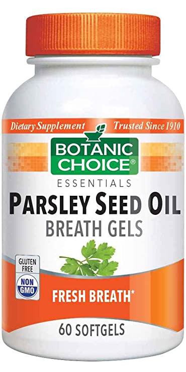 Botanic Choice Parsley Seed Oil - Breath Gels,60 softgels
