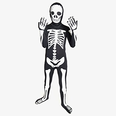 Skeleton Morphsuit Kids Costume