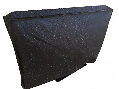 Outdoor TV Cover - Fits 50" LED, LCD and Plasma Screen TV’s. Durable Weatherproof Material. Built-In Bottom Protection Flap for 360 Degree Protection. Fits Stands and Standard Arm Mounts.