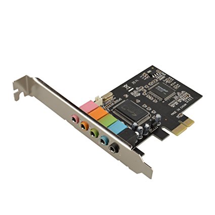 U-Mest® PCI Express 5.1 PC Sound Card 6 Channel Surround 3D Audio CMI8738