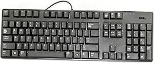 Genuine Dell M372H, N242F, T347F, SK-8175, KB1421, L30U Black Slim Quiet Keys USB Keyboard for Notebook and Desktop Systems with USB Ports