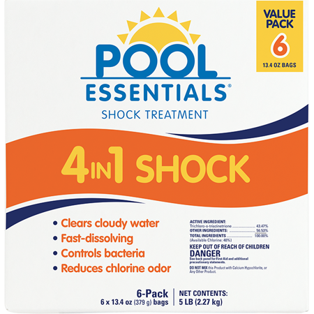Pool Essentials 4-in-1 Pool Shock Treatment, For Swimming Pool Use