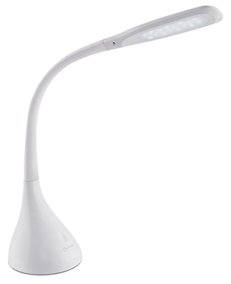 OttLite A30009-FFP Creative Curves LED Desk Lamp, White