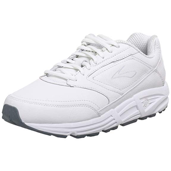 Brooks Men 's Addiction Walker Walking Zapato, color Blanco, talla 11.5 EE