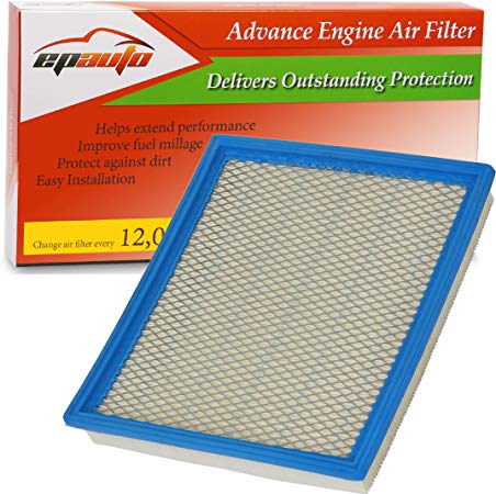 EPAuto GP440 (CA7440) Replacement for Infiniti/Nissan/Suzuki/Jeep Extra Guard Panel Air Filter for QX56 (2004-2010), Armada (2005-2015), Frontier V6 (2005-2018), NV1500 (2012-2018)