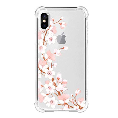 Floral for iPhone X/XS/XS MAX Case Flowers,iPhone X/XS/XS MAX Case,Cute Flower for Girls/Women Slim Soft Silicone TPU Phone case :vl (10, iPhone Xs MAX)