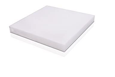 HDPE (High Density Polyethylene) Plastic Sheet 3/8" x 5" x 10” White Color