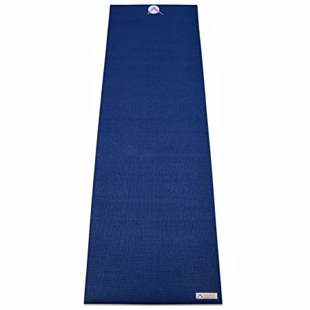 Aurorae Classic Extra Thick 1/4" and Long 72" Premium Eco Safe Yoga Mat with Non Slip Rosin included