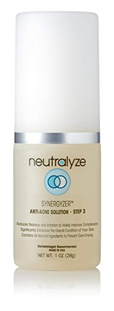 Neutralyze Moderate To Severe Acne Synergyzer - Maximum Strength Anti Inflammation Gel - Nitrogen Boost Skincare Technology Activator