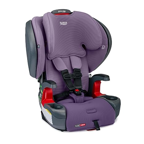 Britax Grow with You ClickTight  Harness-to-Booster, Purple Ombre SafeWash