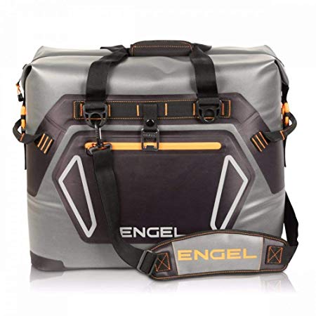 Engel HD30 Waterproof Soft-Sided Cooler Bag - Tan/Blue (Renewed)