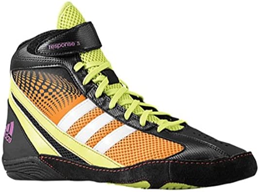 adidas Response 3.1 Wrestling Shoes - Bahia Orange/Black/Bahia Glow - 10.5