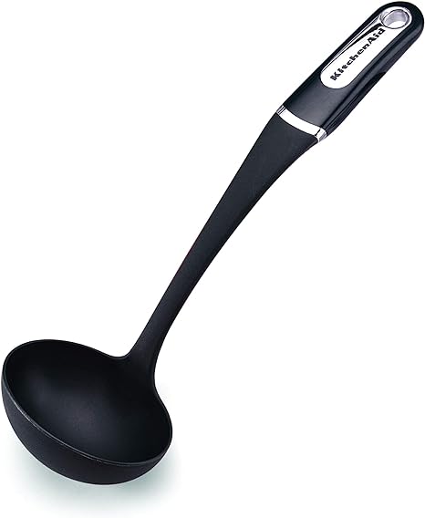 KitchenAid Classic Nylon Ladle, One Size, Black