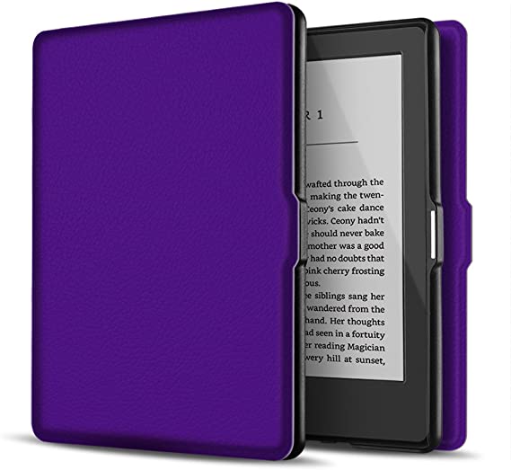 TNP Case for Kindle 8th Generation - Slim & Light Smart Cover Case with Auto Sleep & Wake for Amazon Kindle E-Reader 6" Display, 8th Generation 2016 Release (Purple)