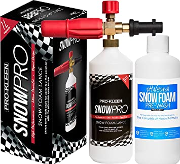 Pro-Kleen Snow Foam Lance/Gun Kit with 1L pH Neutral Snow Foam