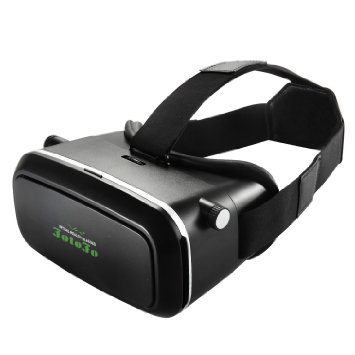 FotoFo 3D VR Glasses Headset with Head-mounted Band for 4.5-6.0-Inch