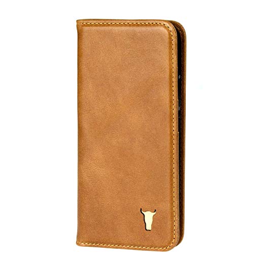 TORRO Genuine Leather Stand Case Compatible with Apple iPhone 11 (Tan)