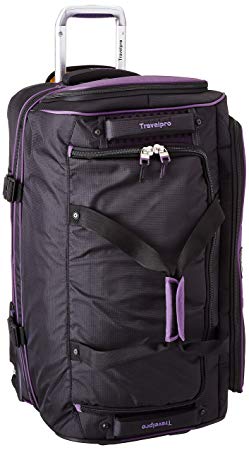 Travelpro  Bold  Drop Bottom Rolling Duffel, Black/Purple ,26"