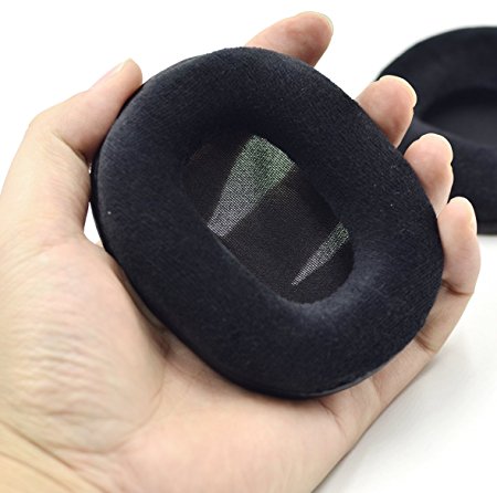 Replacement velour earpads ear pad cushion cover pillow for Audio-Technica ATH-M50 M50S Sony-MDR 7506 headphones