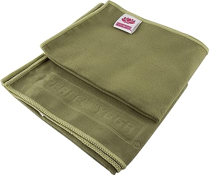 Yoga Sport Non Slip Suede Exercise Towels, 2 Pack