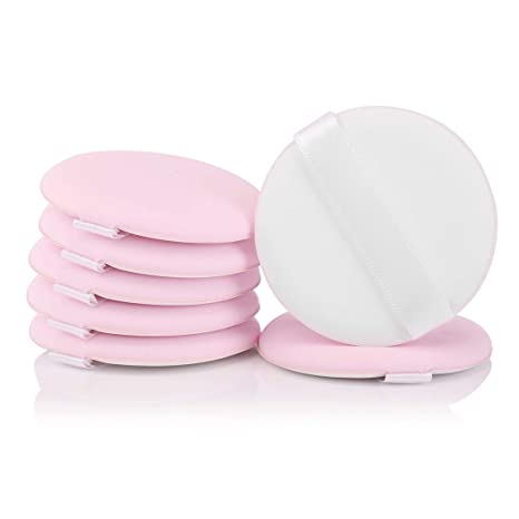 10/20 pack Ultra-Soft Makeup Foundation Sponge Air Cushion Powder Puff for Applying BB Cream, Liquid Cream, Shading Loose Powder (20pack pink)