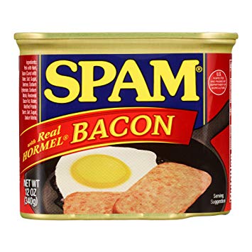 Spam with Real Hormel Bacon, 12 Ounce Can
