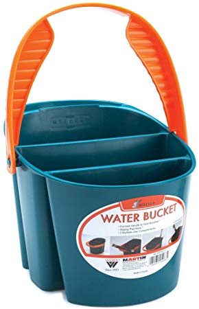 Martin Mijello 2-Liter Water Bucket Blue with Orange Handle